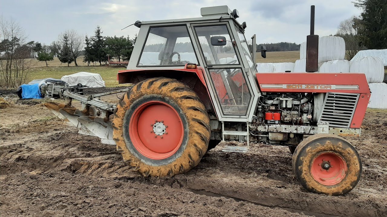 !! zetor bokiem ! |Ciężka orka 2021 | Zetor 8011 | Pług 3 skibowy