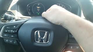 2018 honda accord Maintenance oil life reminder Reset