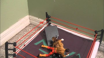 NWA Frogsplash through a table!