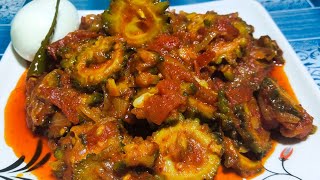 Kakarakaya Tomato Curry in Telugu|Bitter Gourd Curry|Shortcutcooking|Karela Benifits
