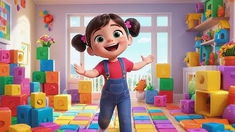 Building Block Boogie | Shape and Stacking Song for Kids | Fun Construction Rhyme for Toddlers