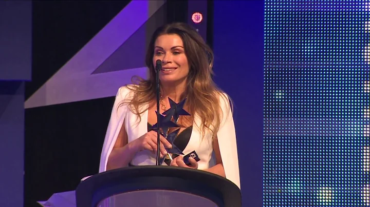 Alison King won Best Soap Actress and barely held ...