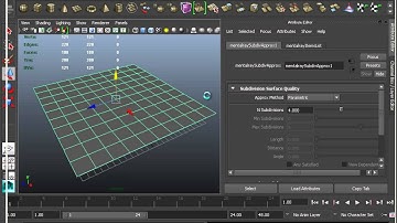 0403   (Maya) Displacement from a texture