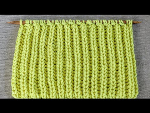 สอนถักนิตติ้งลายกระดูกงู | Knit Brioche Stitch | Brioche Stitch | Natthitah Handmade