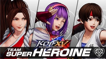 THE KING OF FIGHTERS XV: SUPER HEROINE Team Story +Post Credit Scene (Gameplay) #kof #kofxv #snk