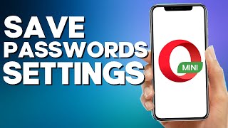 How to Find Save Passwords Settings on Opera Mini Browser App screenshot 2