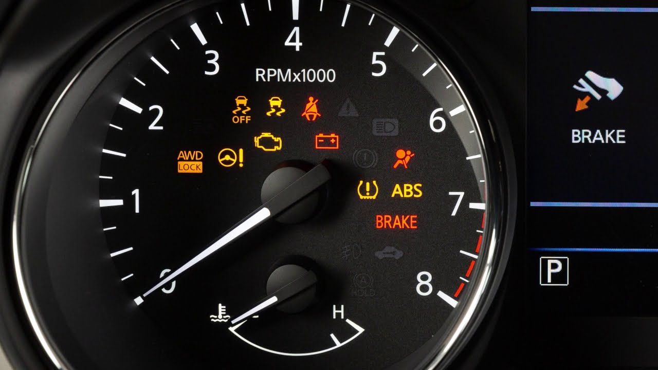 2021 Nissan Rogue Sport - Warning and Indicator Lights - YouTube