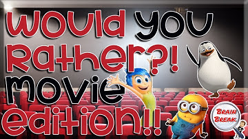 Would You Rather? Movie Edition! | This or That | Fun Fitness Games for Kids | GoNoodle