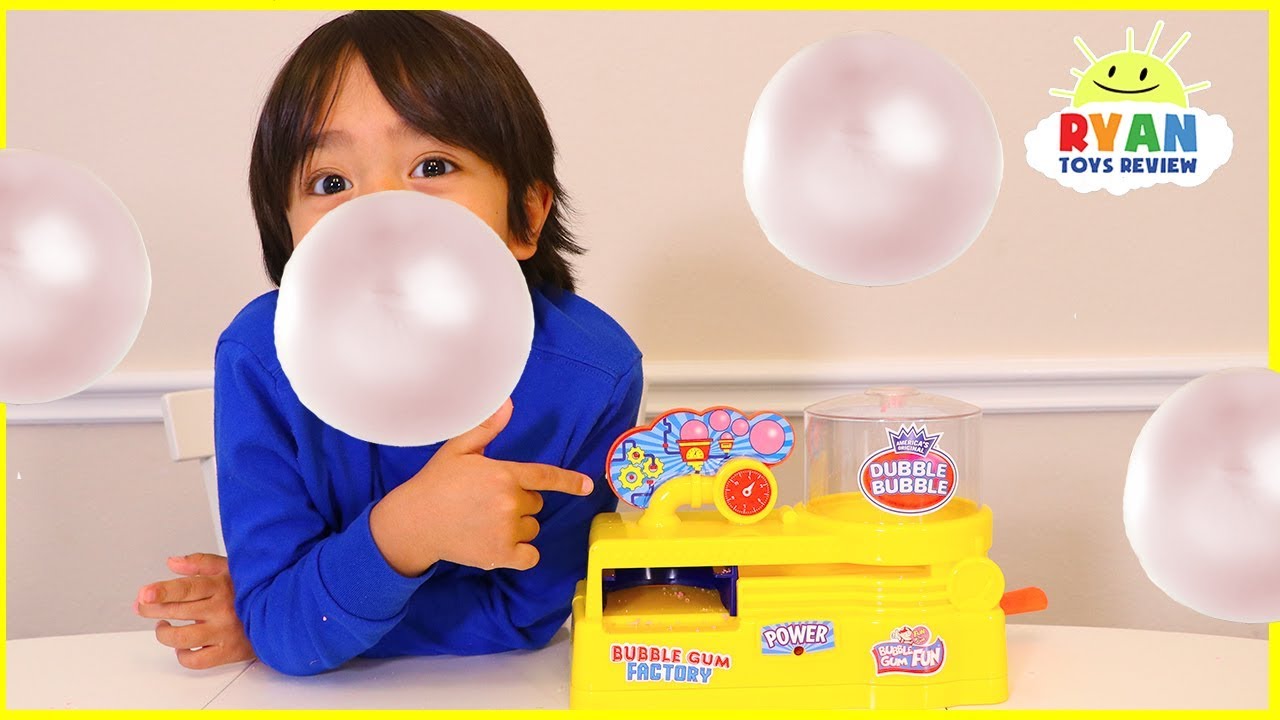 Download Make your own real working bubble gum with Ryan ToysReview