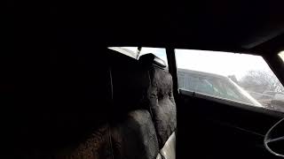 1970 Fleetwood Cadillac In A Salvage Yard..