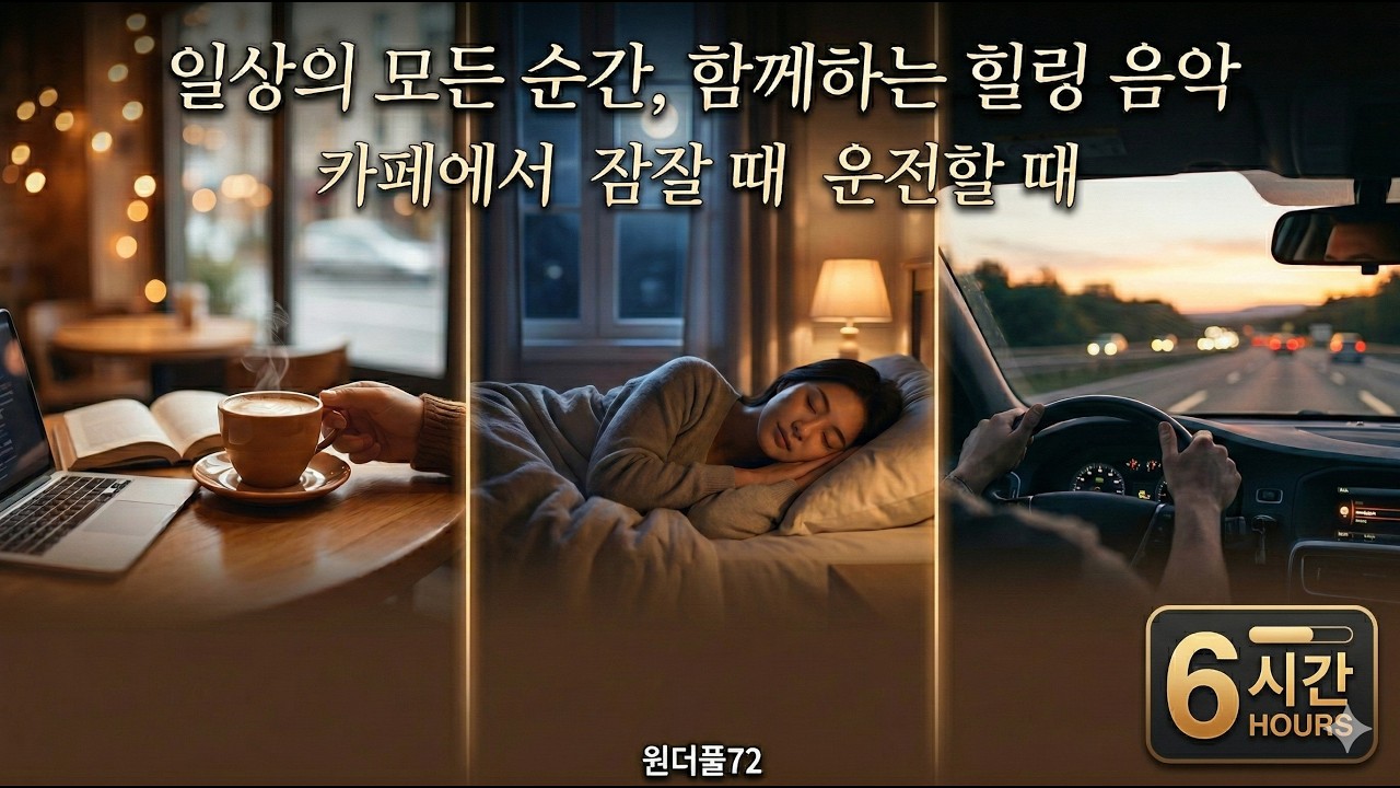 카페 힐링 음악 .잠 들기전 운전할때