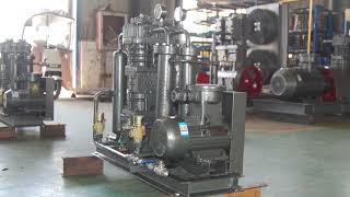 Piston-type analytical gas compressor