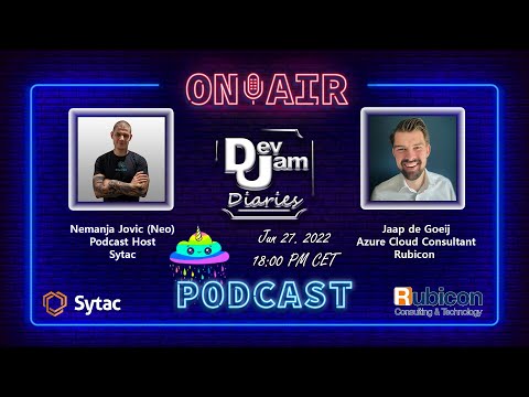 DevJam Diaries Podcast #8 Jaap de Goeij // Azure Cloud Consultant // Rubicon