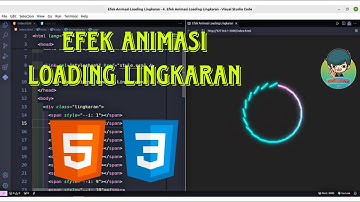 Membuat Efek Animasi Loading Lingkaran sederhana dengan HTML & CSS
