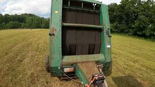 John Deere 430 Baler Behind the 4610 Ford Tractor... by Glenn Conner 923 views 1 year ago 4 minutes, 37 seconds