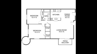 2 bed 1 bath with turret off master -1st floor (024-4)