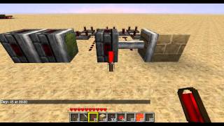 Juri's Minecraft - Horizontal three pistons