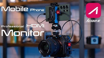 Turn Your Phone Into Pro Monitor, Recorder, Livestream - Accsoon M1 Tutorial