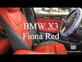 2020 BMW X3 30i Dark Graphite With Fiona Red/black Interior(walk around) 빨간맛