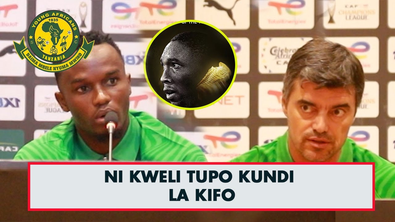 LIVE:KOCHA MKUU YANGA KWA MARA YA KWANZA AKUBALI KUWA KUNDI LA KIFO ...