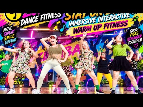 STAY ON BEAT IMMERSIVE INTERACTIVE WARM UP FITNESS #zumba #dance #workout #trending