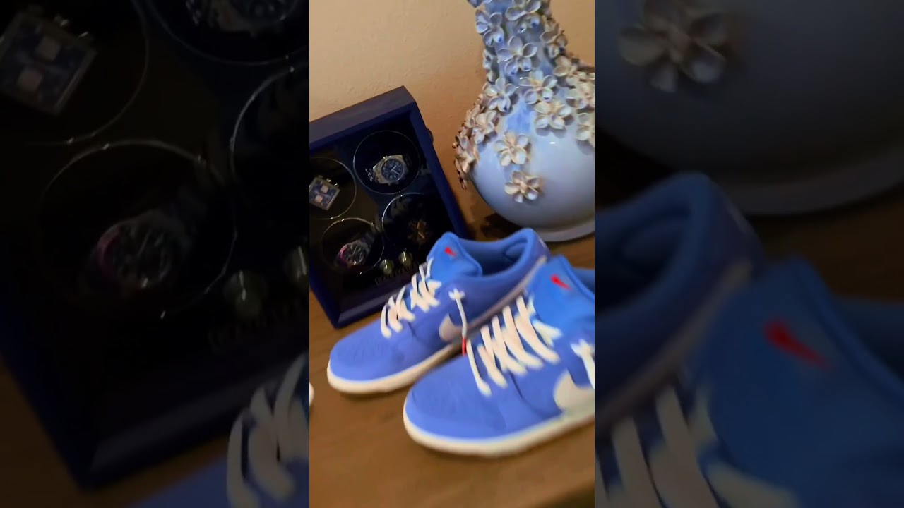 WOF.  Nike SB Dunk Low University Blue Gum.  