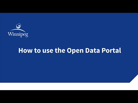 How to use the Open Data Portal