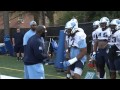 UNC Football: DL Coach Tray Scott Mic'd Up at Spring Practice