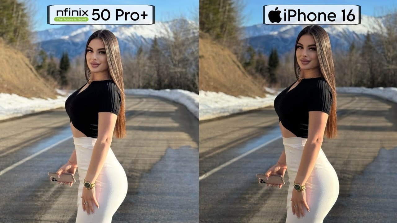 Infinix note 50 Pro+ vs iPhone 16 camera test