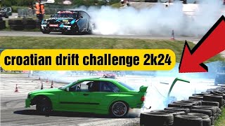 croatian drift challenge 2024 crash and fails  free practice cdc drift
