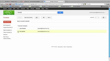 Search the Directory and Add Contacts to a Personal Contact Group in Google Contacts