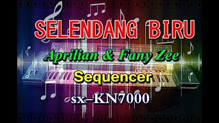 Aprilian & Fany Zee - Selendang Biru [karaoke] || sx-KN7000