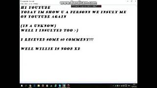 Alex ROBLOX - Alex Present A personn insult me on youtube VIDEO SPECIAL @themixedbagarchive