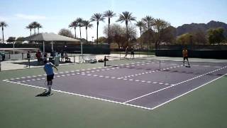Indian Wells 2011 - Melzer Troicki Practice