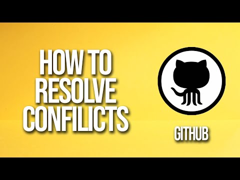 How To Resolve Conflicts GitHub Tutorial