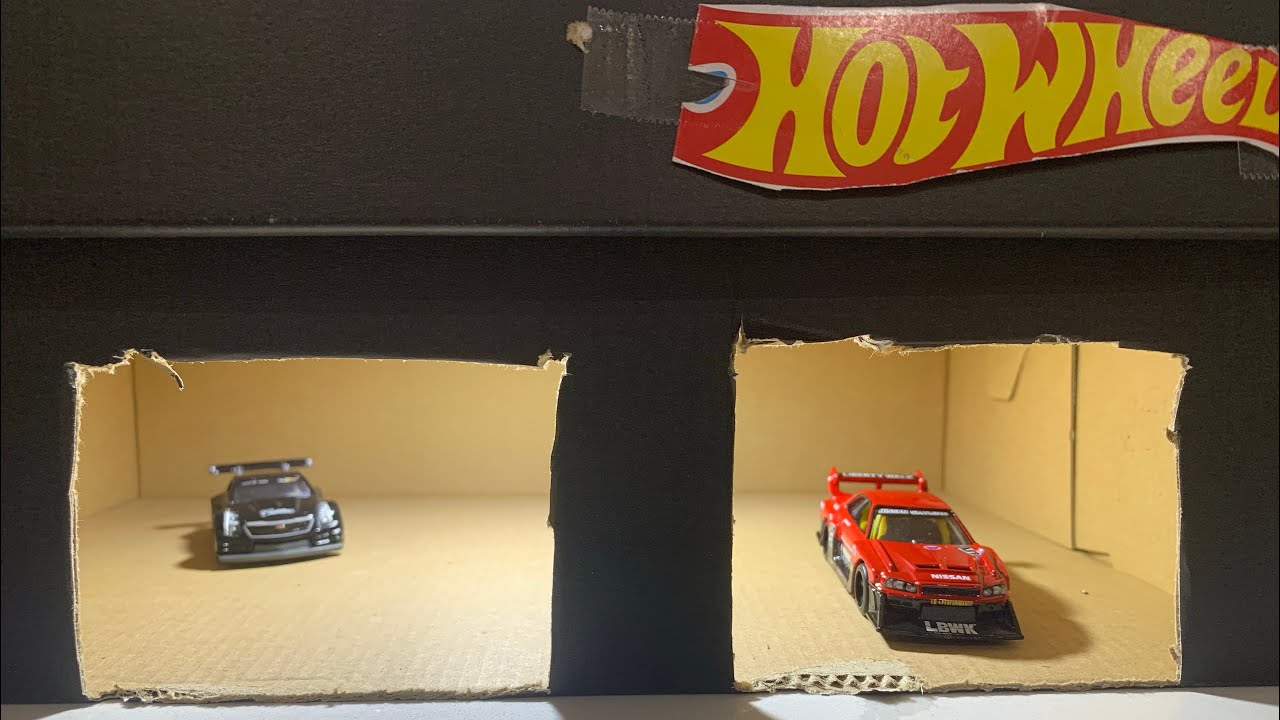 how-to-make-1-64-garage-out-of-a-shoe-box-part-1-youtube