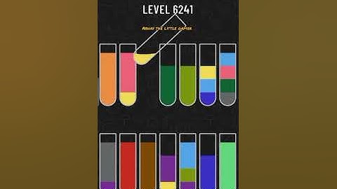 Water sort puzzle level 6241
