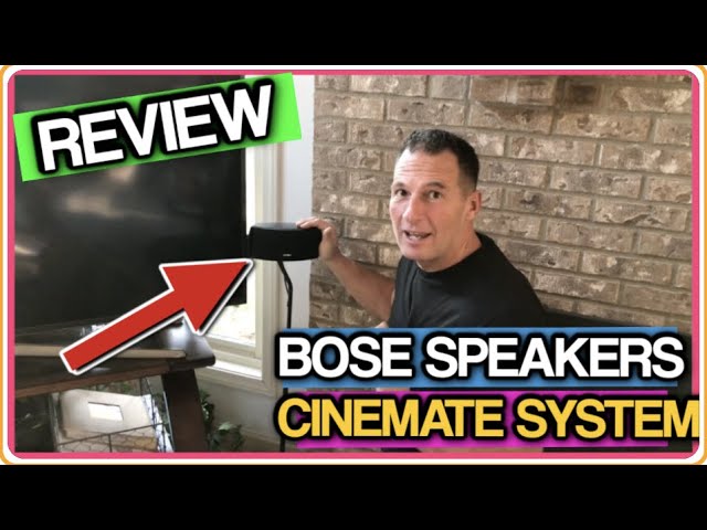Bose CineMate Digital Home Theater Speaker System REVIEW - YouTube