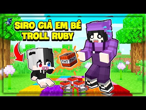 Video Siro Giả Em Bé Phá Nhà Noob Ruby Trong Làng Hero Team - youtube