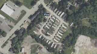 Grill fire in Hampden Sunday night spread to nearby home