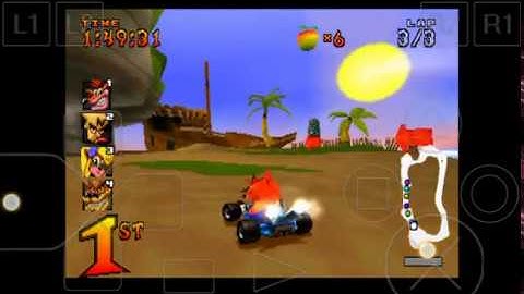 Nostalgia Main game PS 1 di android - CTR Team Racing Game PSX