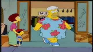 The Simpsons S07E07 - Homer Buys MuuMuu | Wheres The Any Key | Rag On A Stick #thesimpsons #cartoon
