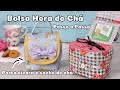 Bolsa Hora do Chá  - Porta Xícara e Sachê de Chá - Passo a Passo | Atelier LoveYu