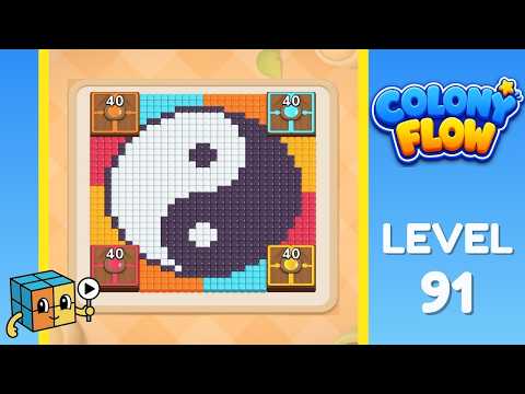Colony Flow Level 91 Walkthrough Solution