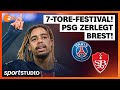 Paris St Germain Stade Brest UEFA Champions League Play Offs 2024 2025 Sportstudio