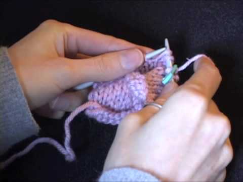 Basic Knitted Paired Decreases: SSK & K2tog