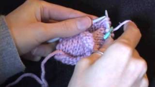 Basic Knitted Paired Decreases: SSK & K2tog
