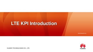 5-4G full course : LTE KPI for checking performance of LTE network Profile
