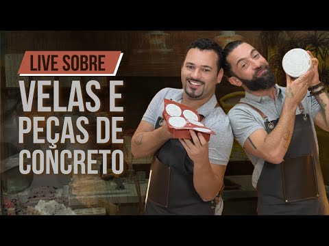 Aprenda a fazer Velas e Peças de Concreto incríveis