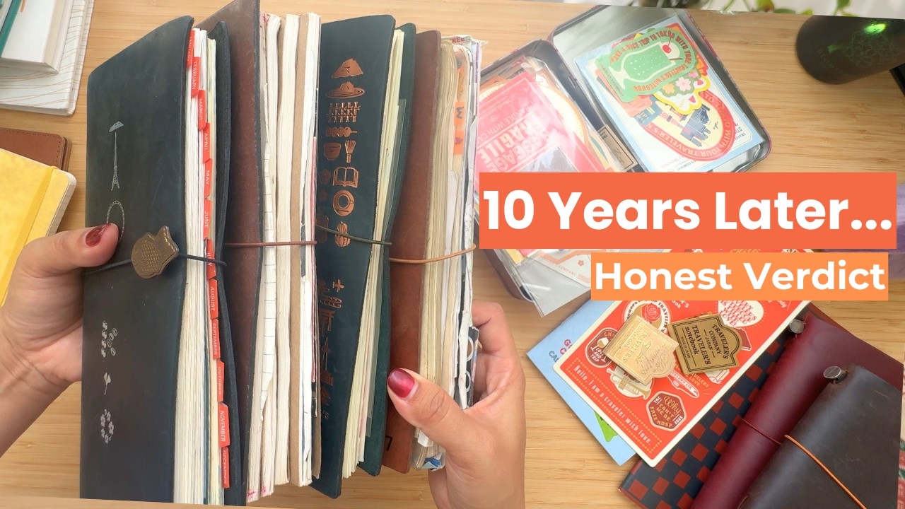 Traveler's Notebook: Is It For You? An Honest Review (After 10 Years!)  & Is It Worth The Hype?